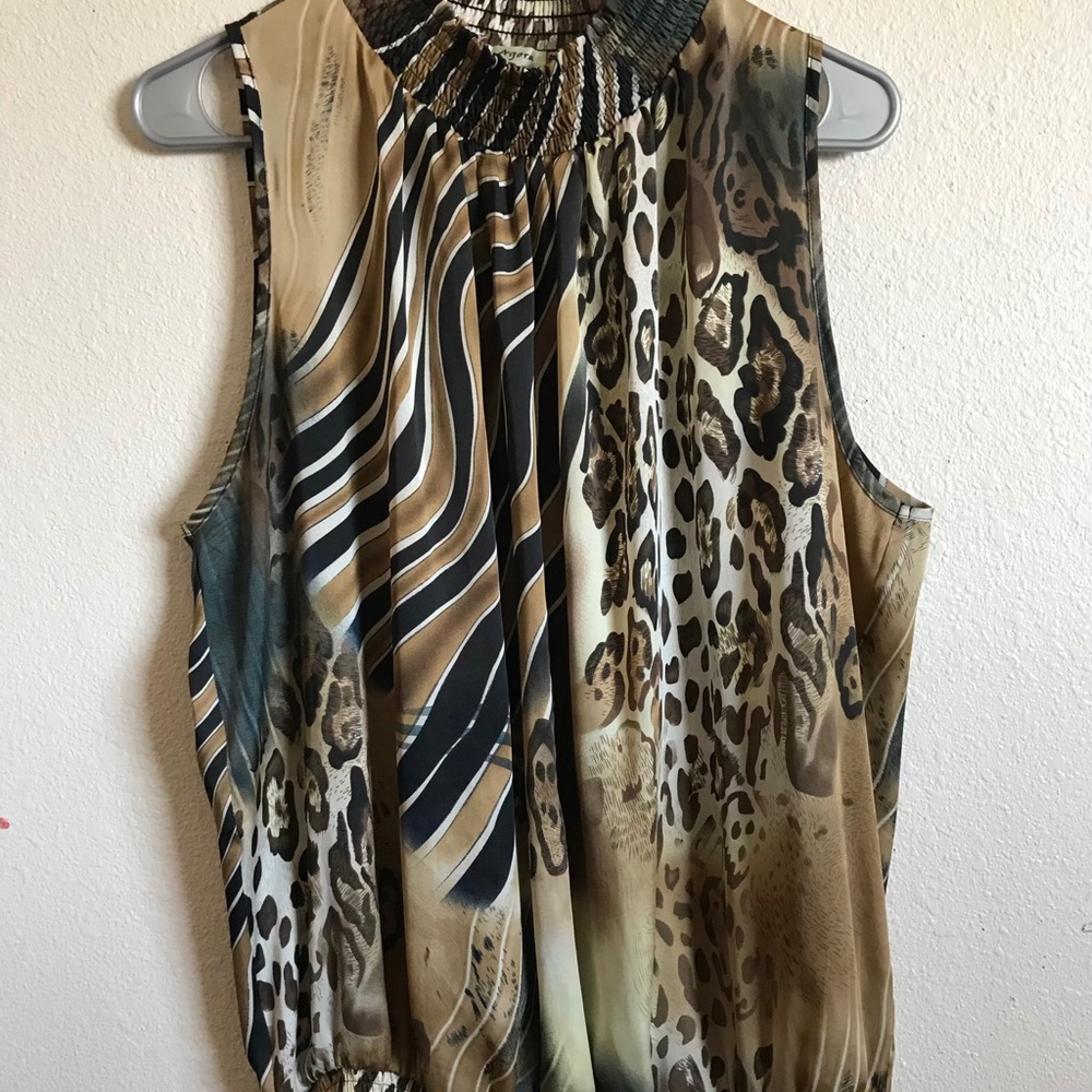 Animal Print Blouse
